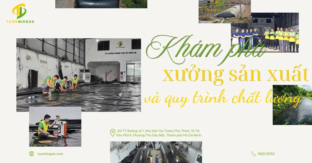 Tuấn Biogas: Ghé Thăm Xưởng Sản Xuất Hiện Đại Và Câu Chuyện Tận Tâm Phục Vụ Bà Con Chăn Nuôi
